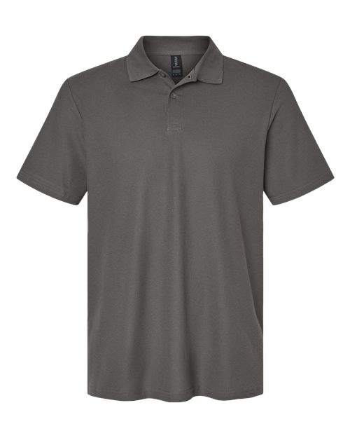 Corporate Pique Polo - Charcoal