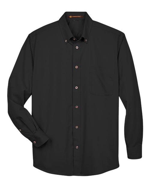 Easy Blend Twill Button-Down - Black