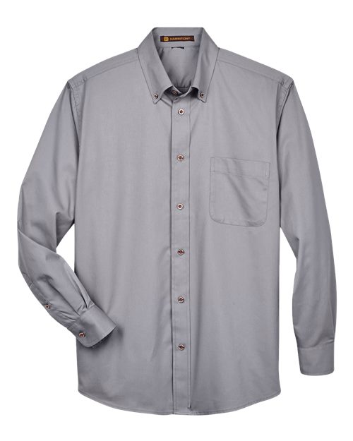 Easy Blend Twill Button-Down - Dark Grey