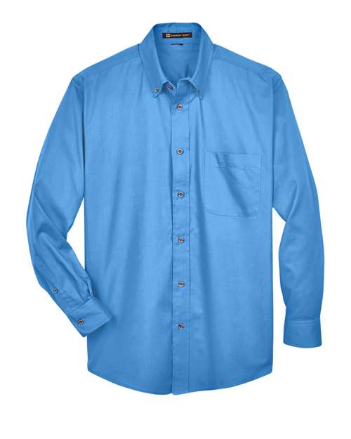 Easy Blend Twill Button-Down - Nautical Blue