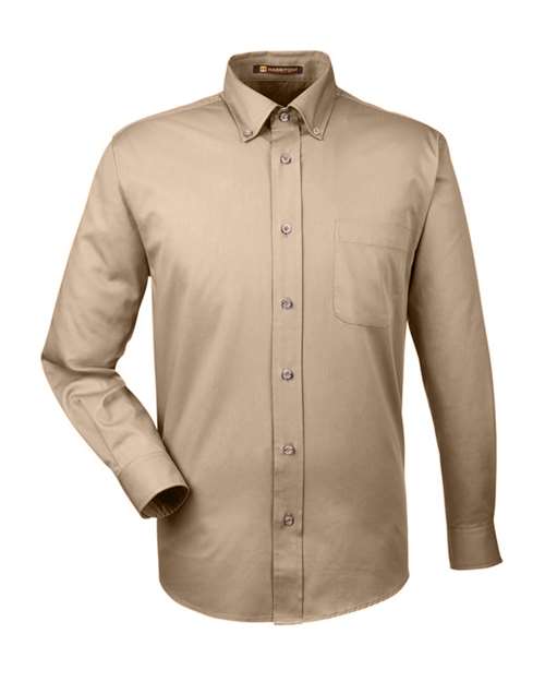 Easy Blend Twill Button-Down - Stone