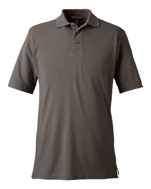Premium Cotton Polo - Charcoal