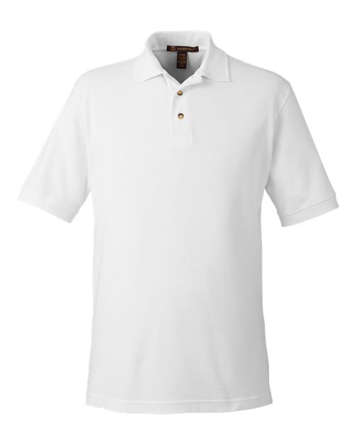 Premium Cotton Polo - White