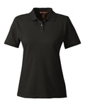 Women's Premium Cotton Polo - Black
