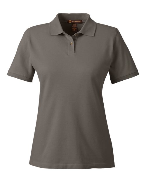 Women's Premium Cotton Polo - Charcoal