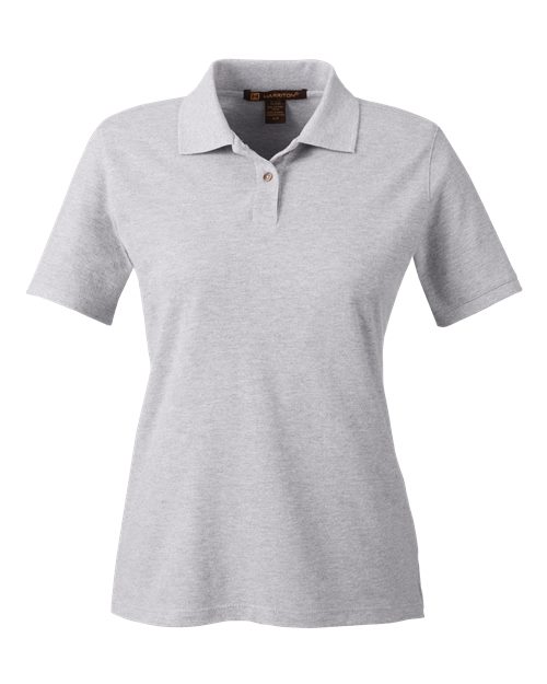 Women's Premium Cotton Polo - Grey Heather