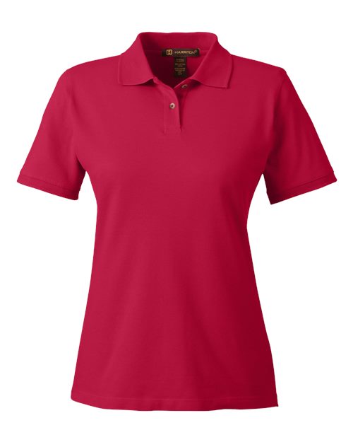 Women's Premium Cotton Polo - Red
