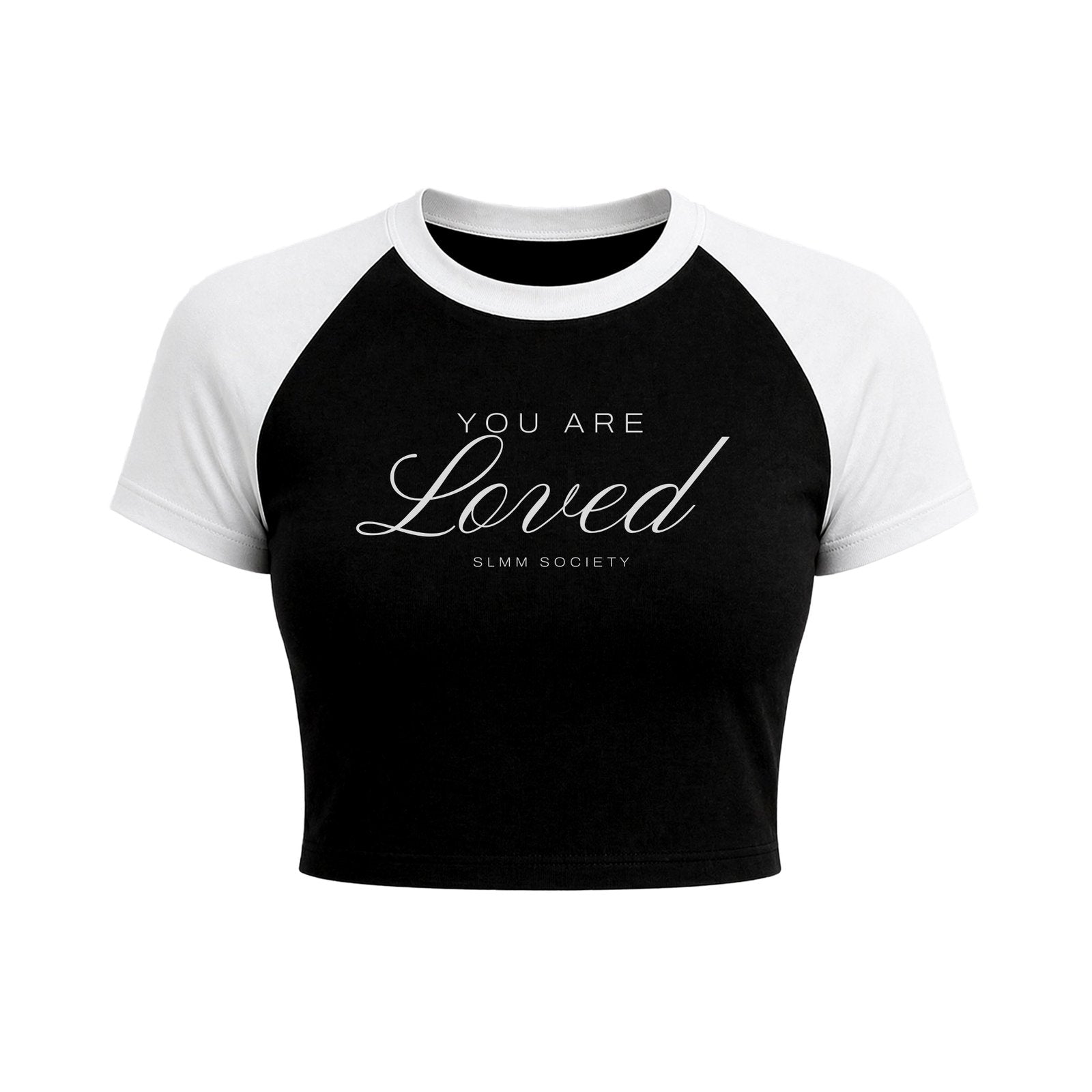 SLMM Society x Columbus Print Co. Script Baby Raglan