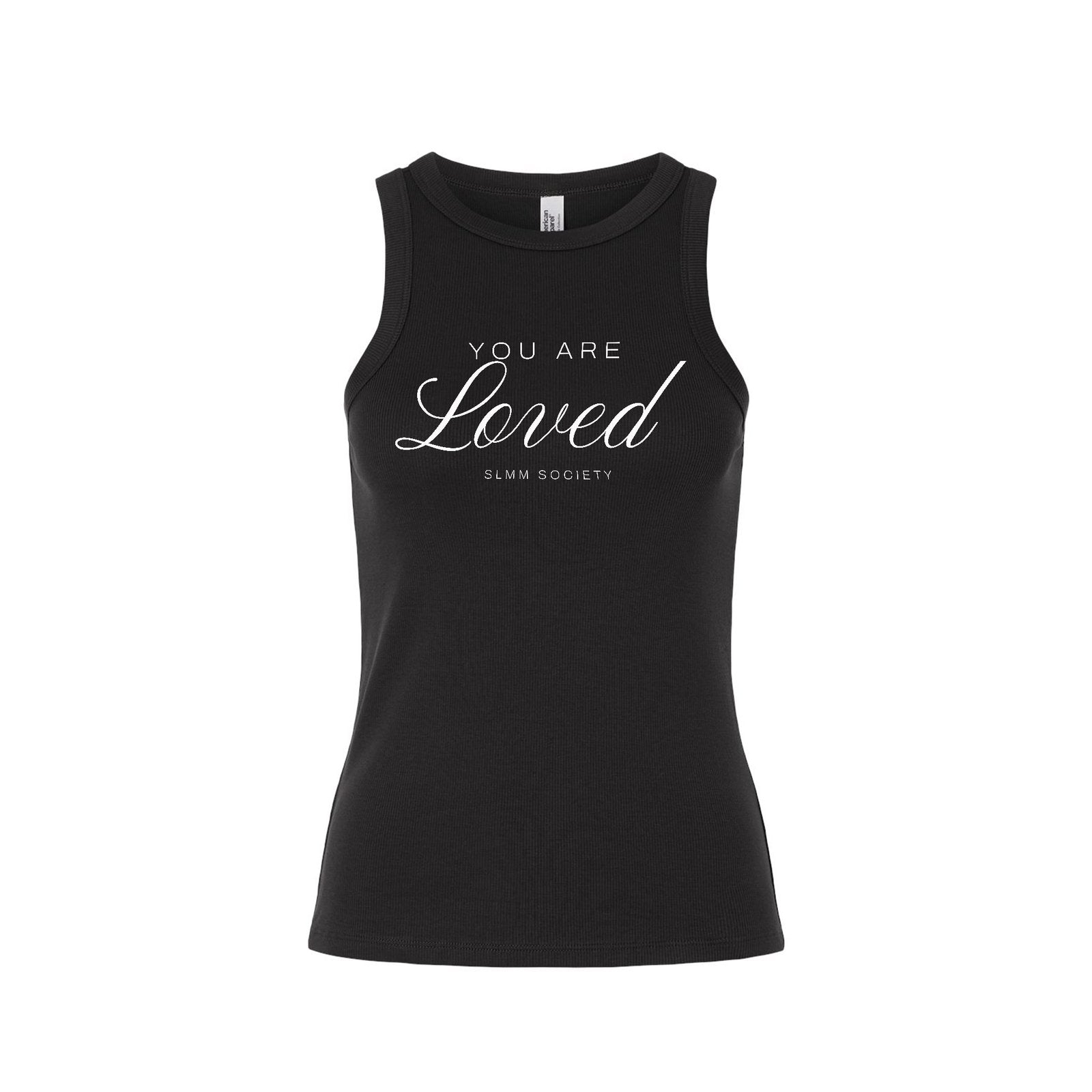 SLMM Society x Columbus Print Co. Script Tank Black