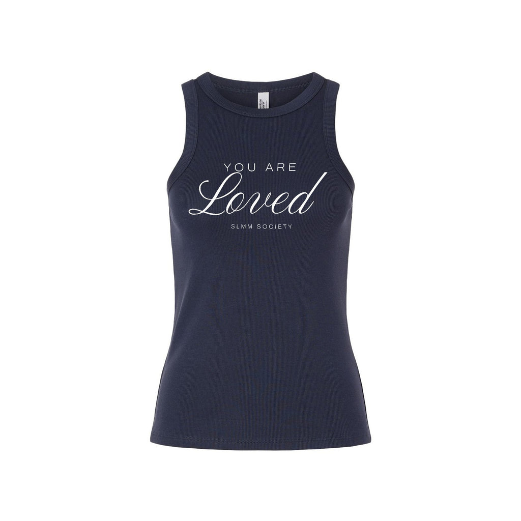 SLMM Society x Columbus Print Co. Script Tank Navy