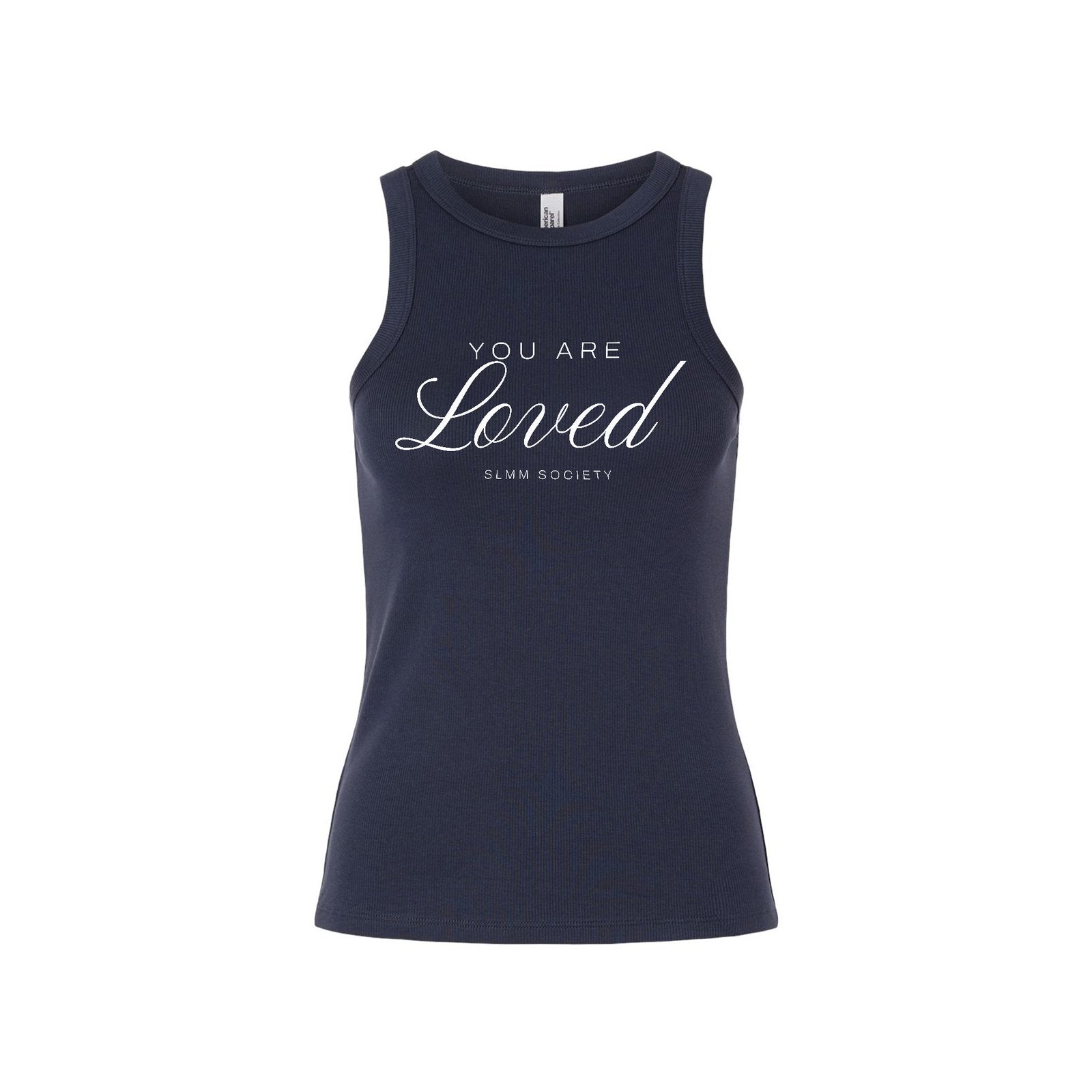 SLMM Society x Columbus Print Co. Script Tank Navy