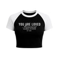 You Are Loved Movement Baby Raglan