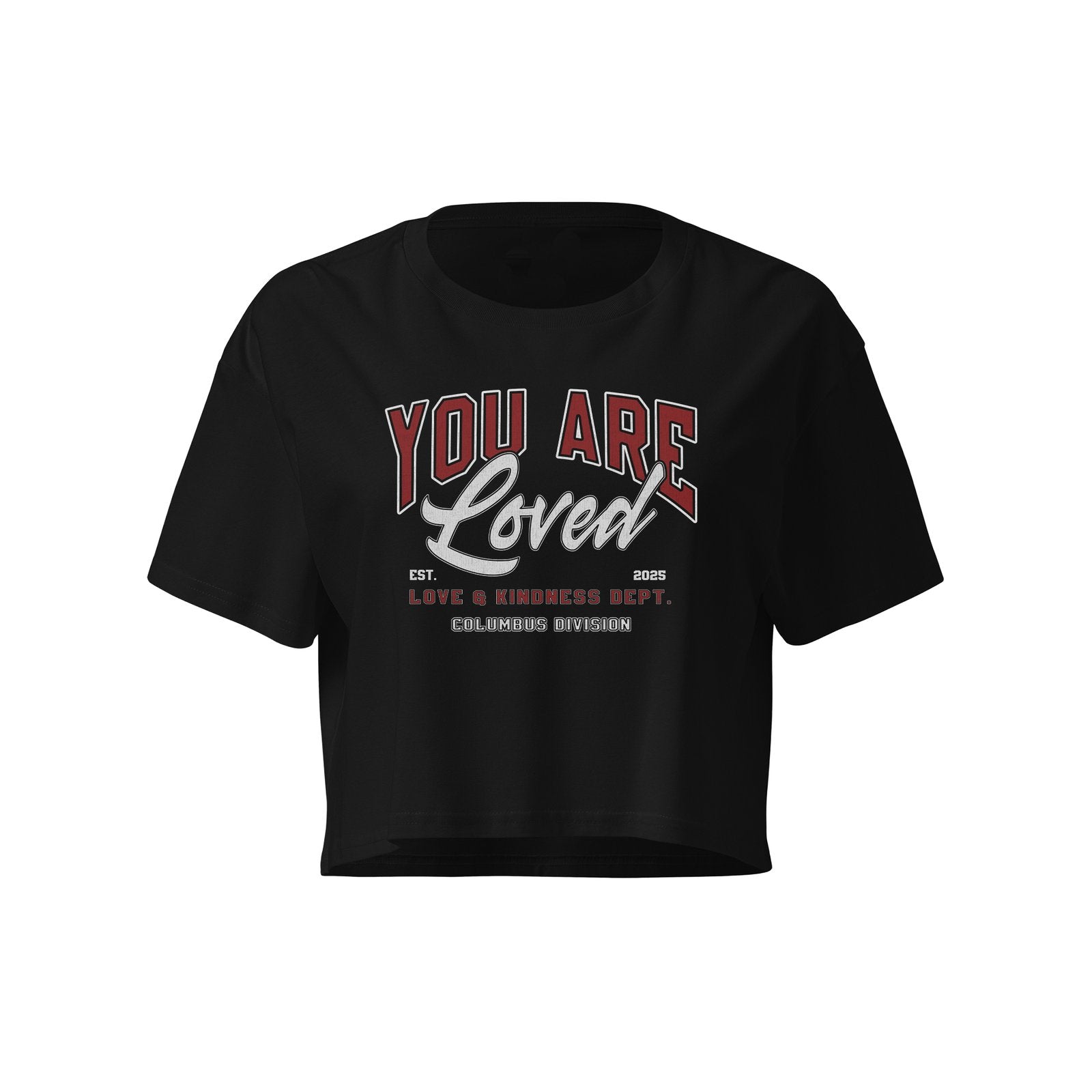 You Are Loved Varsity Crop