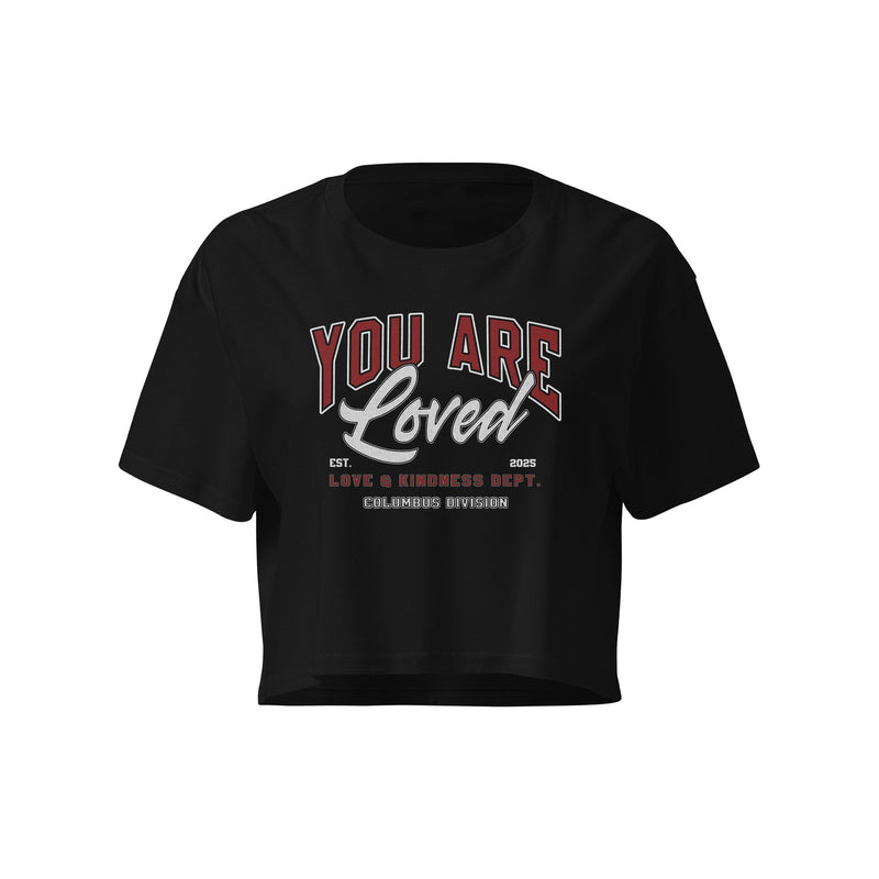You Are Loved Varsity Crop